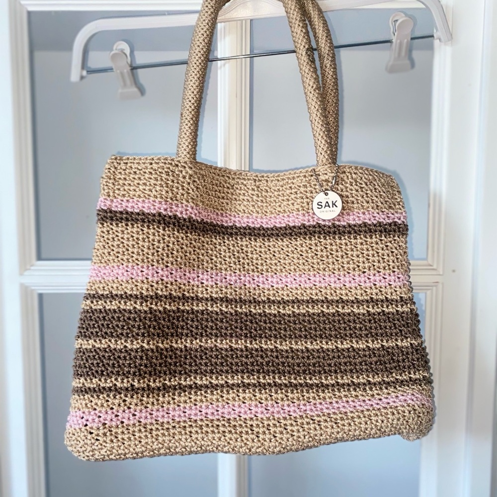 The Sak Women's Tan and Brown Striped Bag